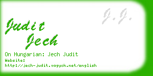 judit jech business card